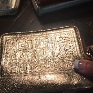 Coach “poppy” wristlet